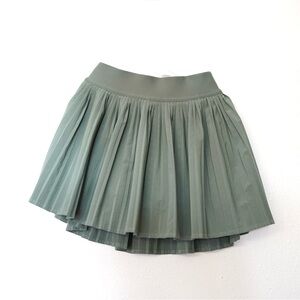 Lululemon Varsity High-Rise Pleated Tennis Skirt Cascadia Green Sz 0